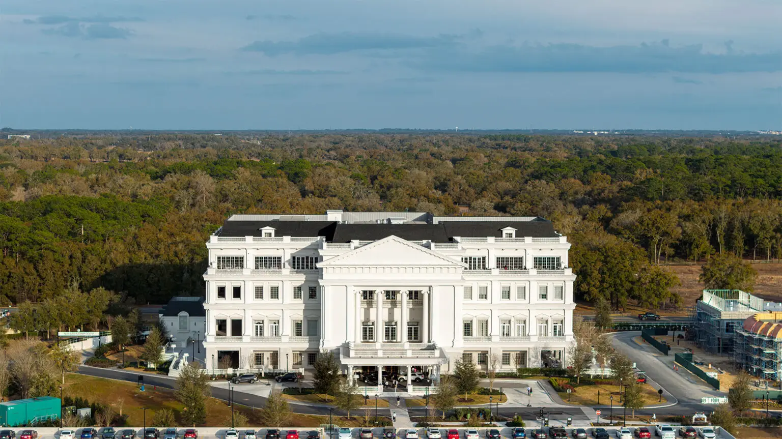 Aerial photography of World Equestrian Center hotel Ocala